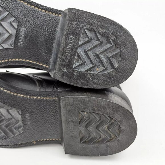 Vintage 1983 / 75 Black Combat Boot Size 9 1/2 9.5 Steel Toe 1-90 Army Military - Picture 8 of 10